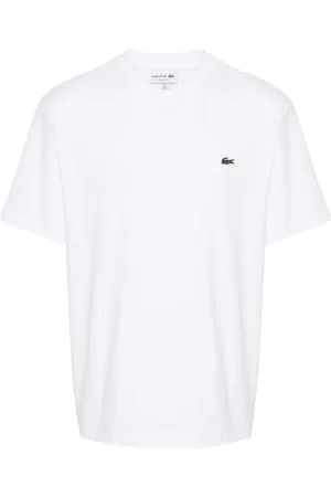 Lacoste T-shirt en coton à patch logo