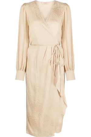 Twin-Set Robe mi-longue à détails drapés