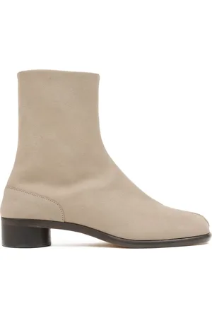 Maison Margiela Bottines en cuir à bout Tabi