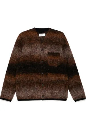 Universal Works Cardigan en polaire à effet dégradé