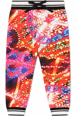 Dolce & Gabbana Pantalon Luminarie fuselé à imprimé graphique