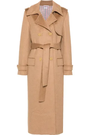 Thom Browne Manteau à boutonnière croisée