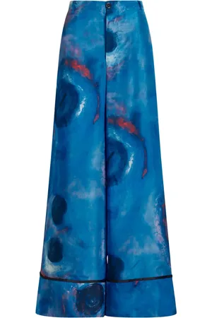 Marni Pantalon ample à taille haute