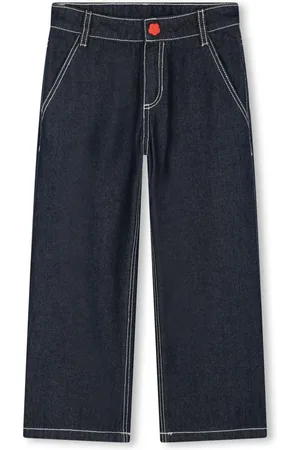 Kenzo Jean droit à logo imprimé