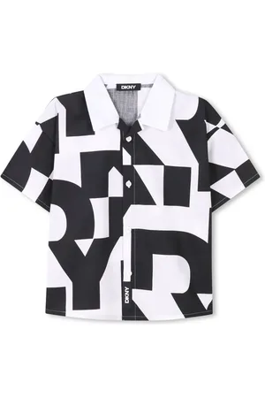 DKNY Chemise à motif géométrique