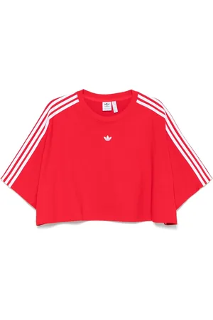 adidas T-shirt à détails de bandes contrastantes