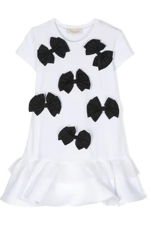 Twin-Set Robe péplum à détail de nœud