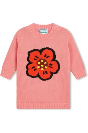 Kenzo Robe à motif Boke Flower en jacquard