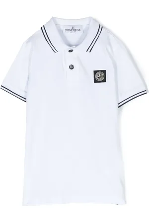 Stone Island Polo à patch Compass