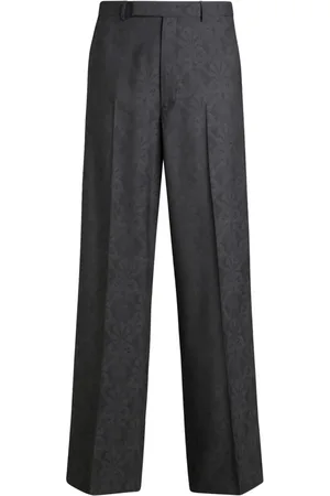 Etro Pantalon droit à design plissé