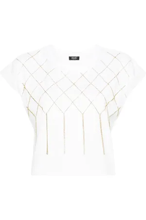 Liu Jo T-shirt à détails de perles