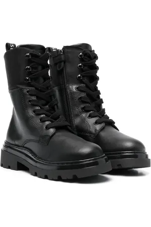 Twin-Set Bottes en cuir à lacets 40 mm