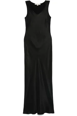 REMAIN Robe longue à découpe en biais
