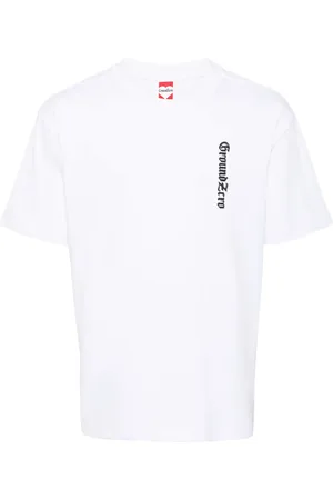 Ground Zero T-shirt en coton à logo imprimé