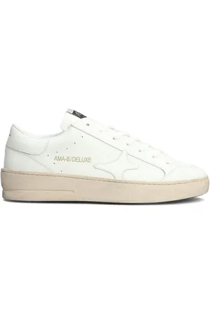 Ama Brand Baskets en cuir à logo embossé