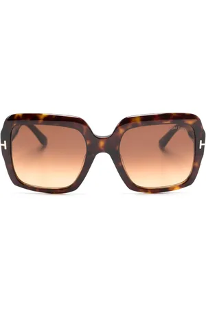 Tom Ford Lunettes de soleil Woodbury à monture carrée