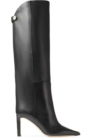 Jimmy Choo Bottes Alizze en cuir 85 mm