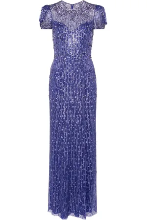 Jenny Packham Robe longue Aster à sequins