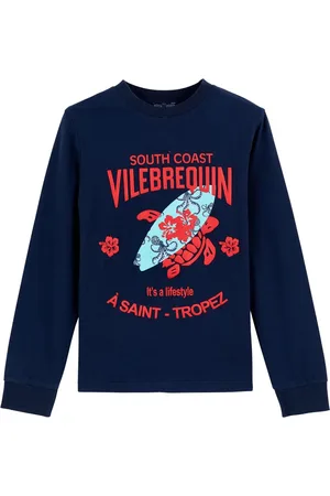 Vilebrequin T-shirt en coton biologique à logo imprimé