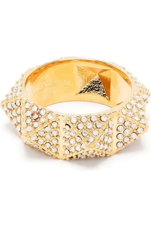 VALENTINO GARAVANI Bague Rockstud sertie de cristaux
