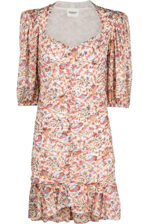 Marant Etoile Robe courte Lunesa à fleurs