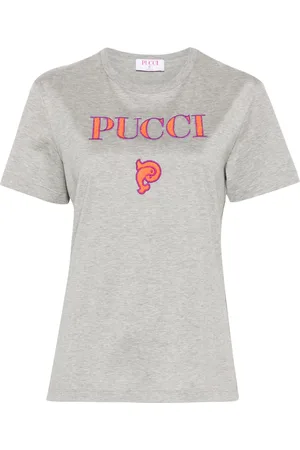 Puccini T-shirt à logo brodé