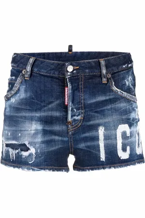 Dsquared2 Short en jean à effet usé