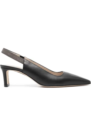 Fabiana Filippi Escarpins en cuir à ornements en cristal