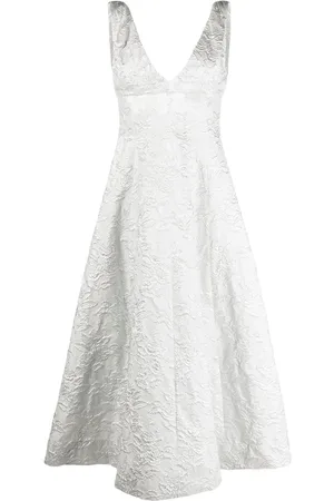 Serafini Robe à fleurs brodées