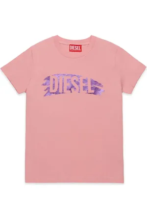 Diesel T-shirt en coton à logo imprimé