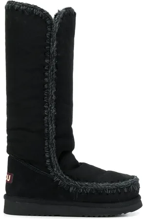 Mou Bottes à détail tissé