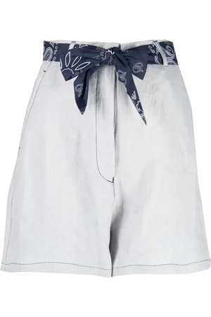 Emporio Armani Short en coton à taille haute