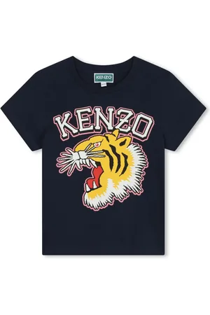 Kenzo T-shirt en coton à logo imprimé