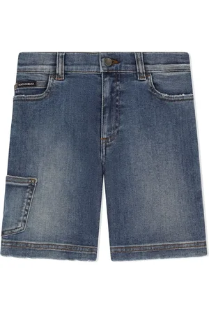Dolce & Gabbana Chaussures en jean à logo appliqué