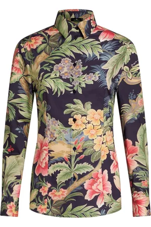 Etro Chemise fleurie à manches longues