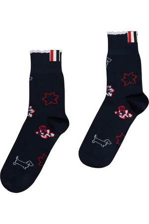 Thom Browne Chaussettes à motif Hector