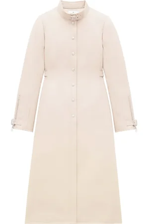 Courrèges Manteau long à détail de boucle
