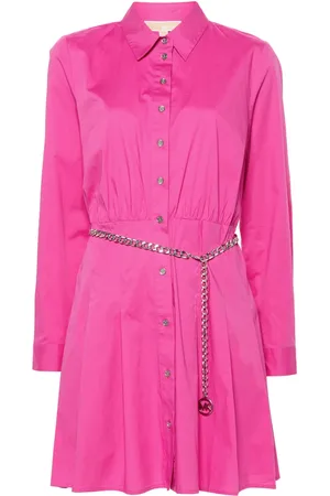 Michael Kors Robe-chemise courte à taille ceinturée