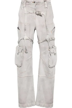 OFF-WHITE Pantalon fuselé Laundry à poches cargo