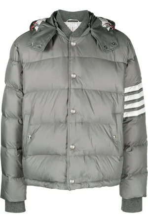 Thom Browne Veste bomber à détails rayés