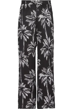 Balmain Pantalon à imprimé graphique