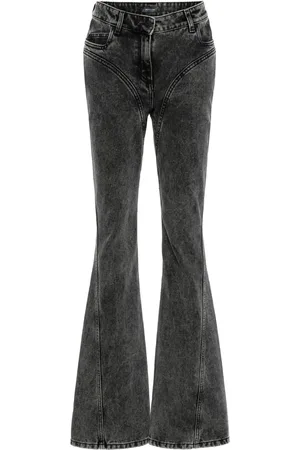 MUGLER Jean évasé à effet délavé