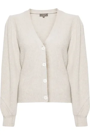 N.PEAL Cardigan Metal-Trim en cachemire