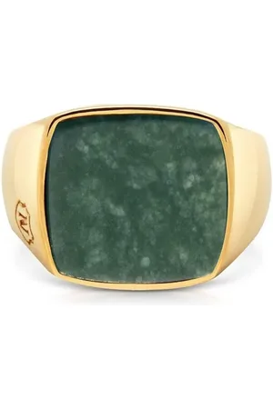 Nialaya Chevalière sertie de jade