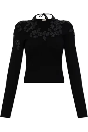 Cult Gaia Haut à fleurs brodées