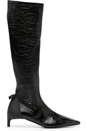 Courrèges Scuba Vinyl 30mm leather boots