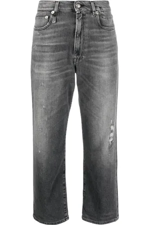 R13 Jean ample à coupe courte