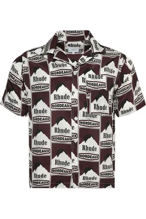 Rhude Chemise Moonlight Bordeaux