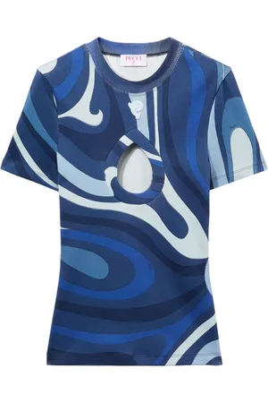 Puccini T-shirt à imprimé Marmo