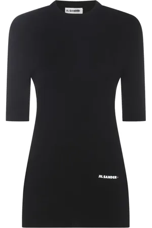 Jil Sander Robe courte à logo imprimé